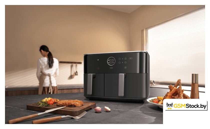 Аэрогриль (аэрофритюрница) Xiaomi Dual Zone Air Fryer 10L MAF-D1001 (евровилка) - Уценка - Грейд С - Изображение №2 — Интернет-магазин gsmstock