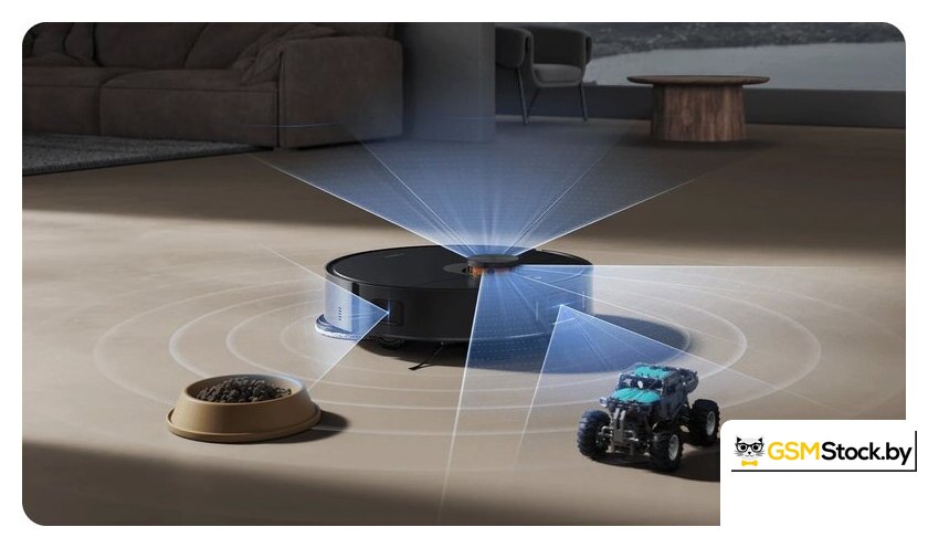 Робот-пылесос Xiaomi Robot Vacuum X20 Max D109GL (евровилка, черный) - Уценка- Грейд С - Изображение №3 — Интернет-магазин gsmstock
