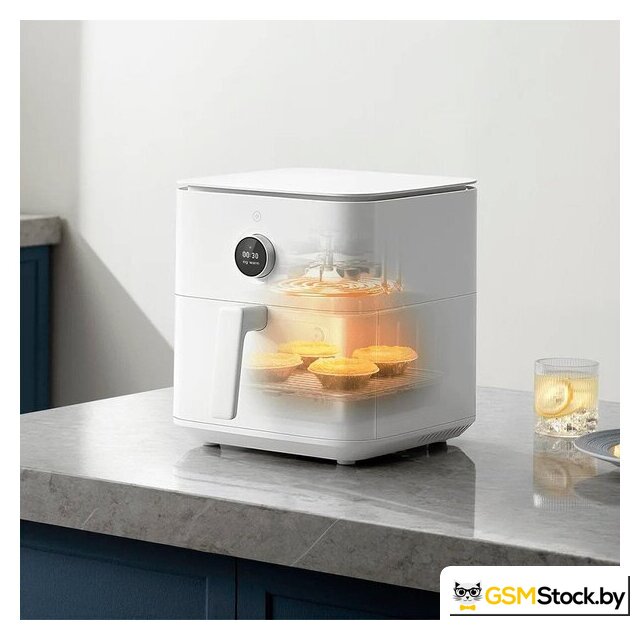 Аэрогриль (аэрофритюрница) Xiaomi Smart Air Fryer 6.5L MAF10 (евровилка, белый) - Новый - Изображение №7 — Интернет-магазин gsmstock