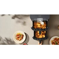 Аэрогриль (аэрофритюрница) Xiaomi Smart Double Stack Air Fryer 12L MAF-DS1201 (евровилка, черный) - Уценка - Грейд С - Превью изображения №2 — Интернет-магазин gsmstock